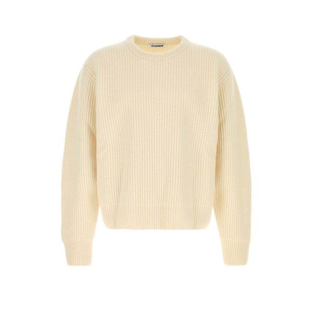 Jil Sander Men Cream Wool Sweater